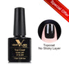 Hema-Free TPO-Free Gel Nail Polish 7.5ml, Glitter Jelly & Nude Shades, Soak-Off UV/LED Full Coverage French