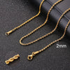 Stainless Steel Cuban Link Chain Necklace — Curb Choker in Gold, Silver & Black, Chunky Unisex