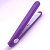 Mini 18mm Hair Straightener & Curling Iron - Pink Tourmaline Ceramic Corrugated Plate, Portable Travel Flat Iron