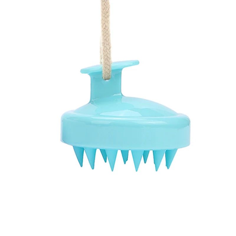 Silicone Scalp Massage Brush – Shampoo Hair Washing Massager Comb, Anti-Dandruff Spa Brush