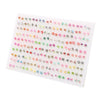 100-Pair Acrylic Crystal Stud Earrings Set – Hearts, Stars, Moons, Flowers & Animal Designs for Women & Girls