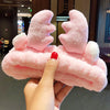 Coral Fleece Bow Headband with Animal Ears – Soft Warm Turban Hairband for Women & Girls | Makeup & Face Wash