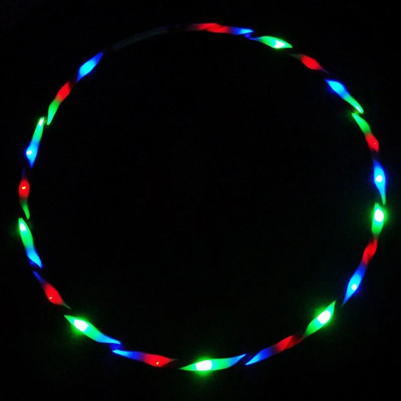LED Hula Hoop – Luminous Fitness Hoop for Women & Kids | 60/70/80/90 cm