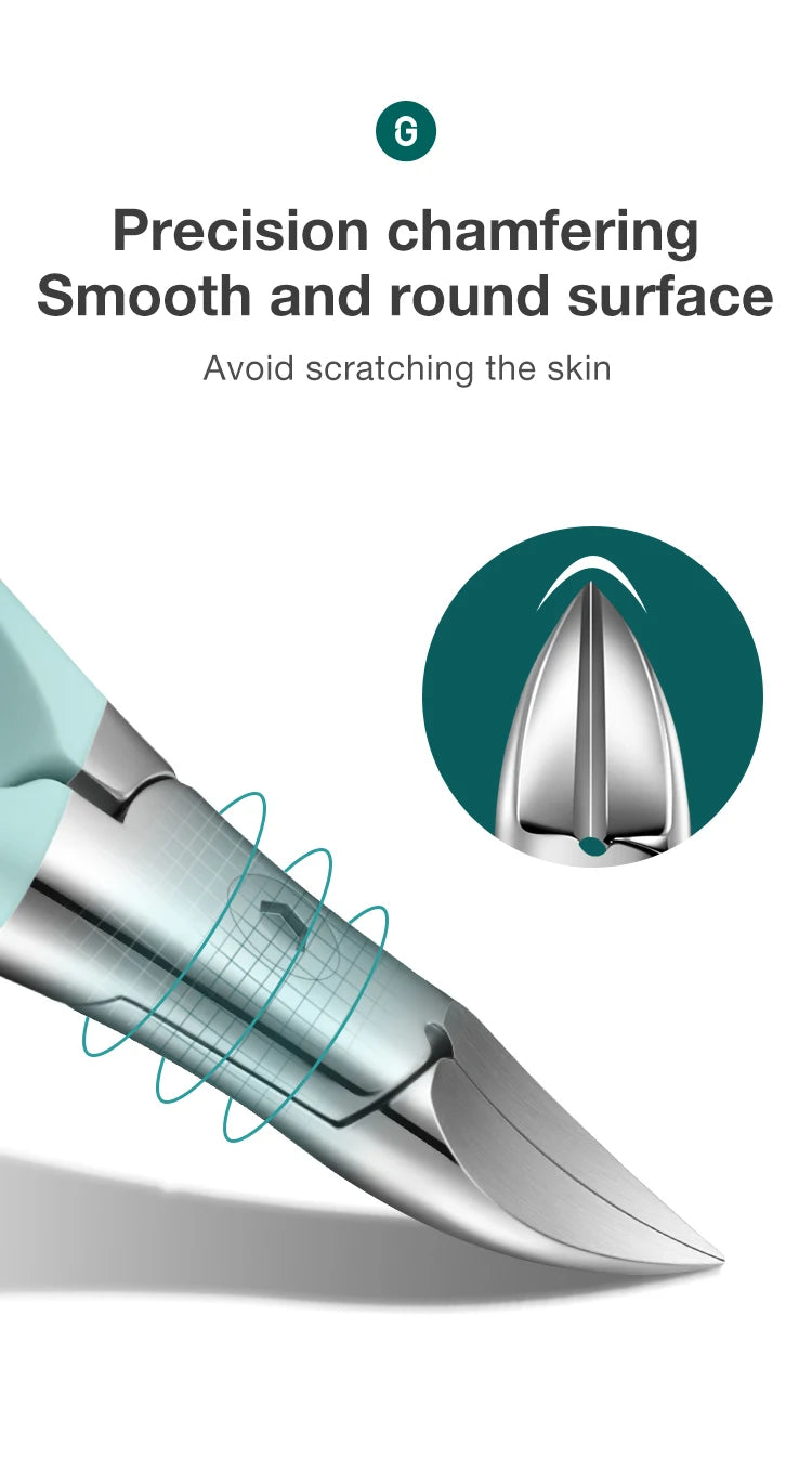 MR.GREEN Ingrown Toenail Clippers – Stainless Steel Precision Toenail Cutter for Thick Nails