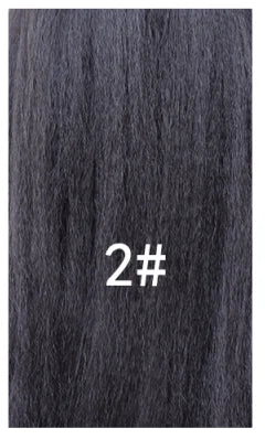 Lydia 16-Inch (40 cm) Kinky Straight Drawstring Ponytail Hairpiece – High-Volume Clip-In Kanekalon Synthetic with Curly Tail