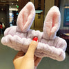 Coral Fleece Bow Headband with Animal Ears – Soft Warm Turban Hairband for Women & Girls | Makeup & Face Wash