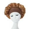 Women's Satin Bonnet – Wide Stretchy Band Sleep Cap, Satin Silk Night Cap, One Size
