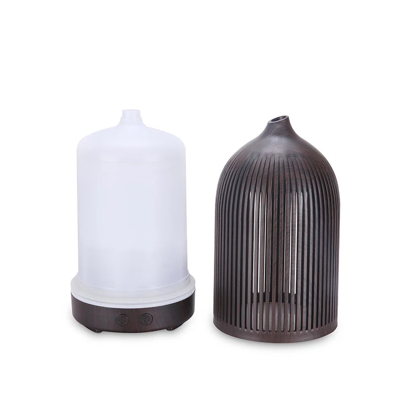 USB Essential Oil Diffuser - Mini Ultrasonic Cool Mist Humidifier with 7-Color LED Night Light for Home & Office