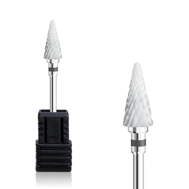 Ceramic Milling Nail Drill Bit 1pc for Electric Manicure & Pedicure Drills Nail Art Burr File