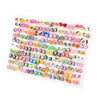 100-Pair Acrylic Crystal Stud Earrings Set – Hearts, Stars, Moons, Flowers & Animal Designs for Women & Girls