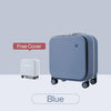 18-Inch (45 cm) Carry-On Spinner Suitcase – Polycarbonate Shell, Aluminum Frame, TSA Lock, Laptop Compartment