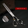 TITAN 3D Professional Barber Hairdressing Shears 6.0 in (15 cm) Japan 440C Stainless Steel