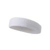 Solid Color Sports Headband – Sweat-Absorbent Running, Basketball & Fitness Headwear
