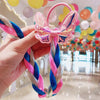 Girls Cute Cartoon Bow and Butterfly Braided Headband Hair Ties Colorful 45 cm (17.7 in) Ponytail Holders