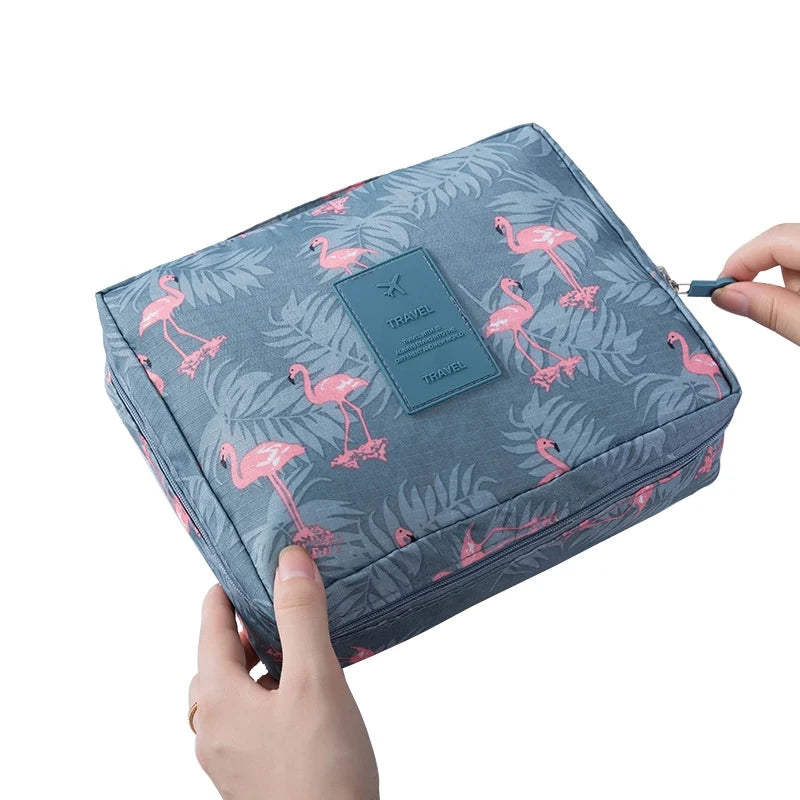 Waterproof Travel Cosmetic Bag for Women – Multifunction Toiletry & Makeup Organizer Case 22 x 18 x 8 cm (8.7 x 7.1 x 3.1 in)