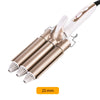3-Barrel Hair Waver Curling Iron – Tourmaline Ceramic, Digital Temp, Dual Voltage