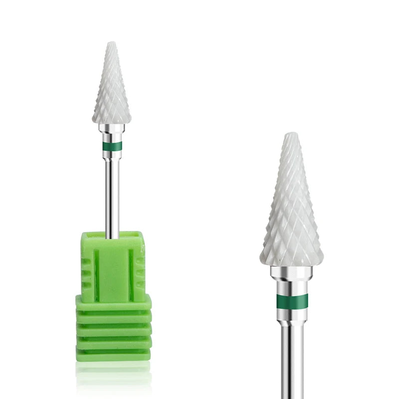 Ceramic Milling Nail Drill Bit 1pc for Electric Manicure & Pedicure Drills Nail Art Burr File