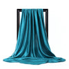 Silk Satin Square Scarf 90 x 90 cm (35.4 x 35.4 in) – Women’s Hijab Shawl Bandana Headscarf Foulard, 28 Colors