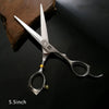 TITAN 3D Professional Barber Hairdressing Shears 6.0 in (15 cm) Japan 440C Stainless Steel