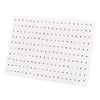 100-Pair Acrylic Crystal Stud Earrings Set – Hearts, Stars, Moons, Flowers & Animal Designs for Women & Girls