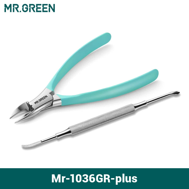 MR.GREEN Ingrown Toenail Clippers – Stainless Steel Precision Toenail Cutter for Thick Nails
