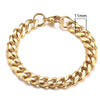 Stainless Steel Cuban (Miami Curb) Bracelet — Chunky 3–11mm Width | 7.1/8.3/9.1 in (18/21/23 cm) Unisex