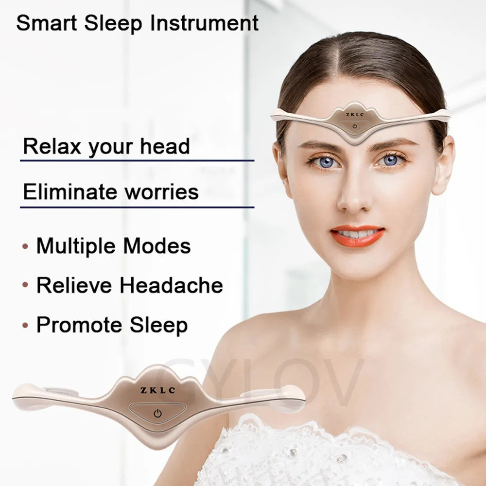 Queen Crown Smart Sleep Head Massager — Electric Migraine Relief & Deep Sleep Aid