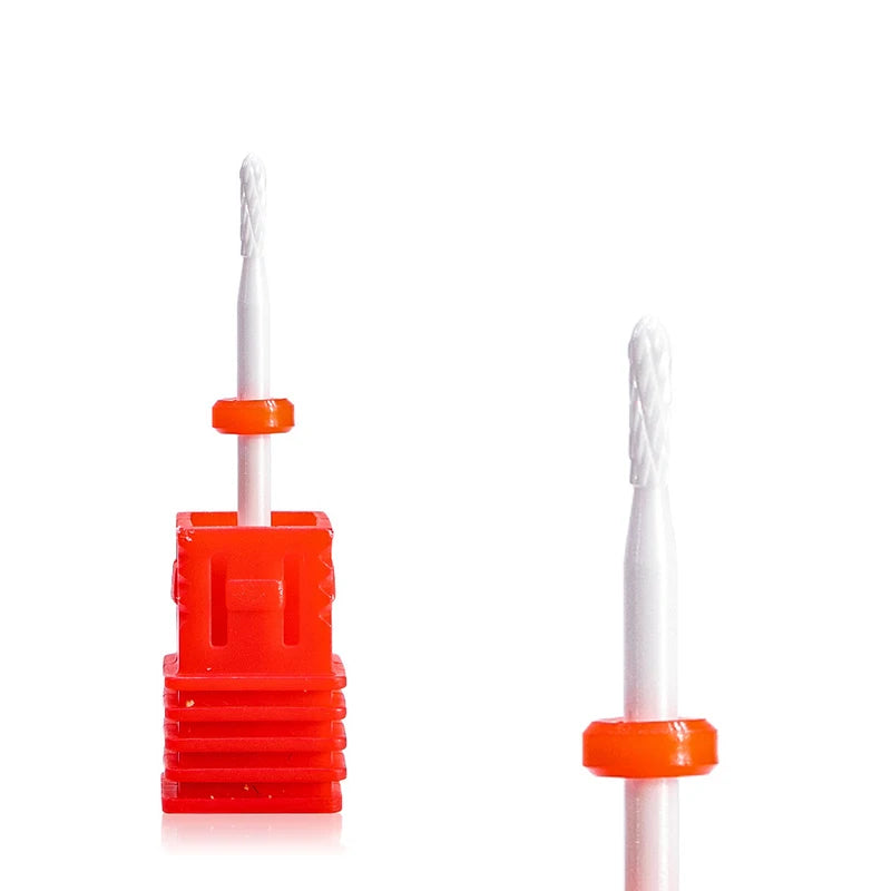 Ceramic Milling Nail Drill Bit 1pc for Electric Manicure & Pedicure Drills Nail Art Burr File