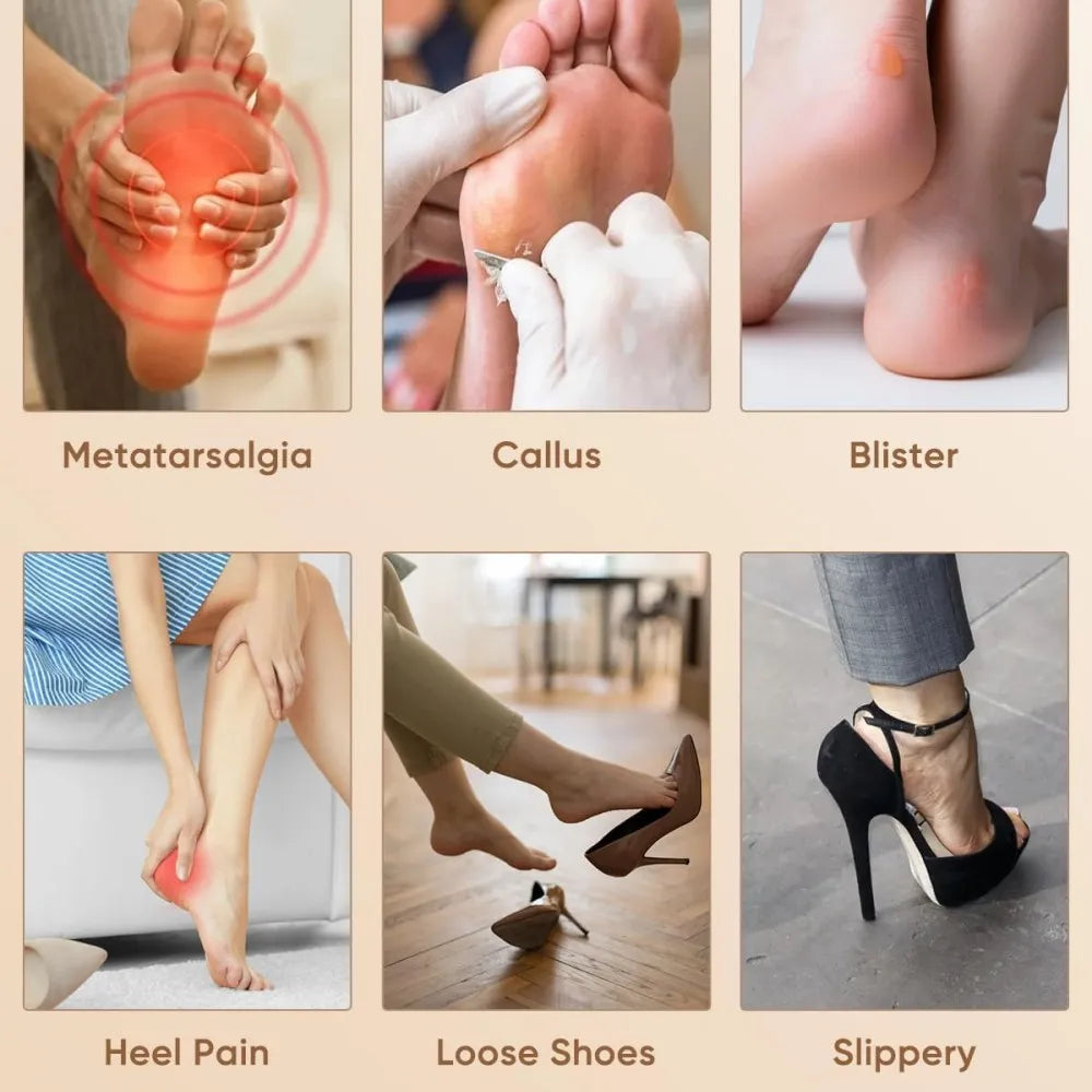 Hydrocolloid Heel Patch – Invisible Anti-Abrasion Gel Heel Pads for High Heels, Blister & Callus Relief