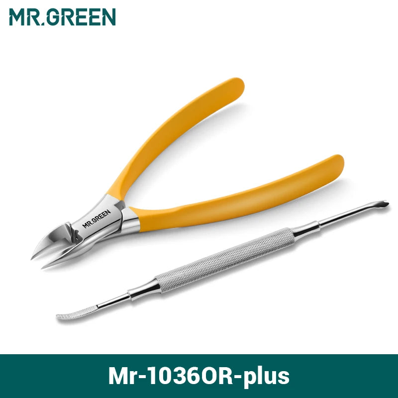 MR.GREEN Ingrown Toenail Clippers – Stainless Steel Precision Toenail Cutter for Thick Nails