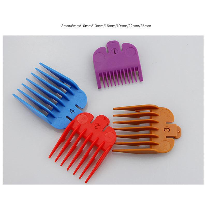 8-Pack Hair Clipper Guide Combs 3–25mm (1/8–1 in) – Snap-On Trimmer Guards, Fits Wahl Trimmers