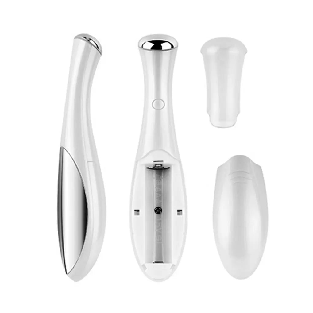 Vibrating Eye Massager Wand – Portable Anti-Aging Eye Contour Pen with Micro Vibration for Wrinkles & Puffiness