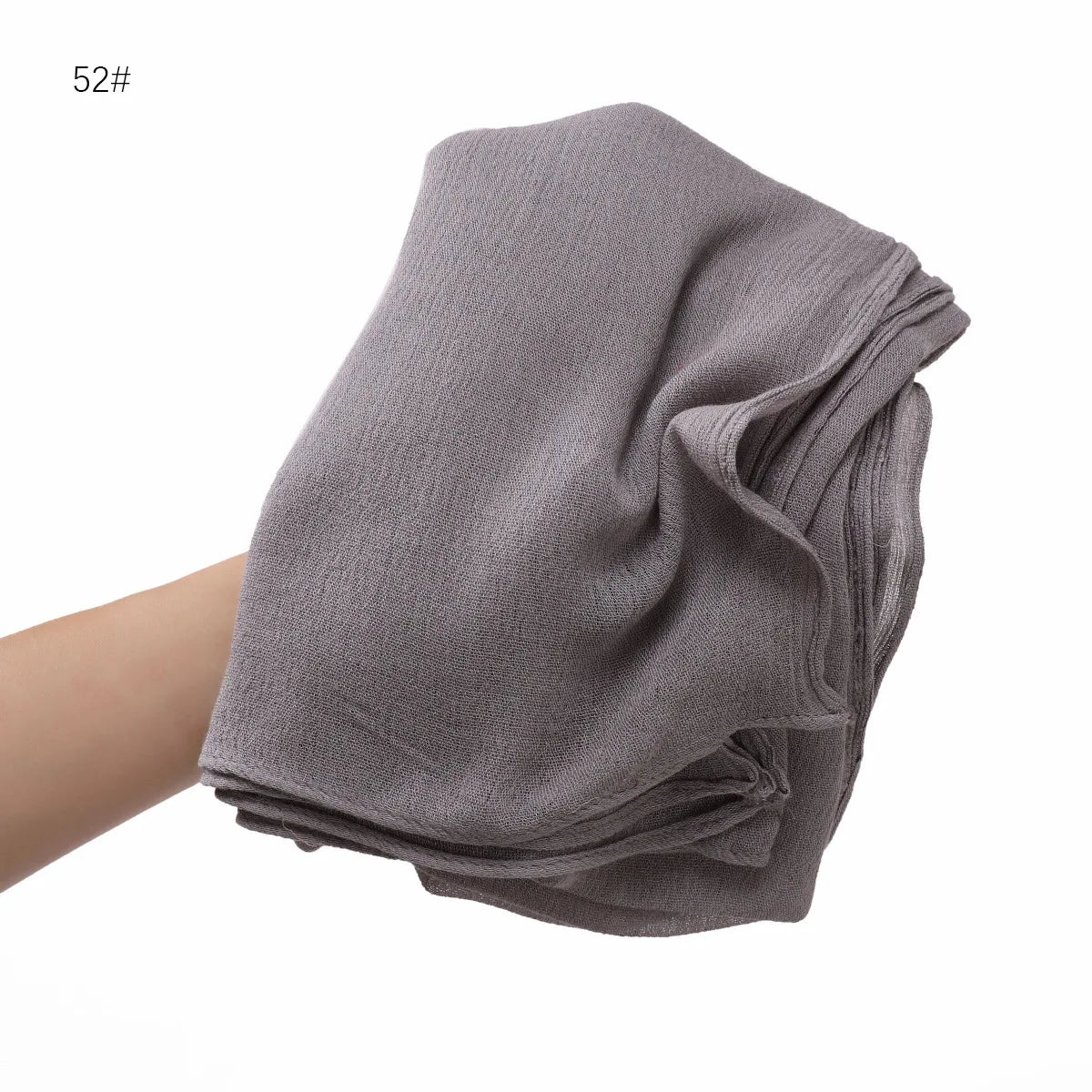 Women's Large Solid Polyester Hijab Scarf 80 x 190 cm (31.5 x 74.8 in) Long Muslim Headscarf Wrap Shawl Turban