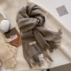 SENAIFEI Luxury Winter Wool Scarf for Women – Cashmere-Feel Pashmina Shawl Wrap, Thick Soft 30 x 200 cm (11.8 x 78.7 in)
