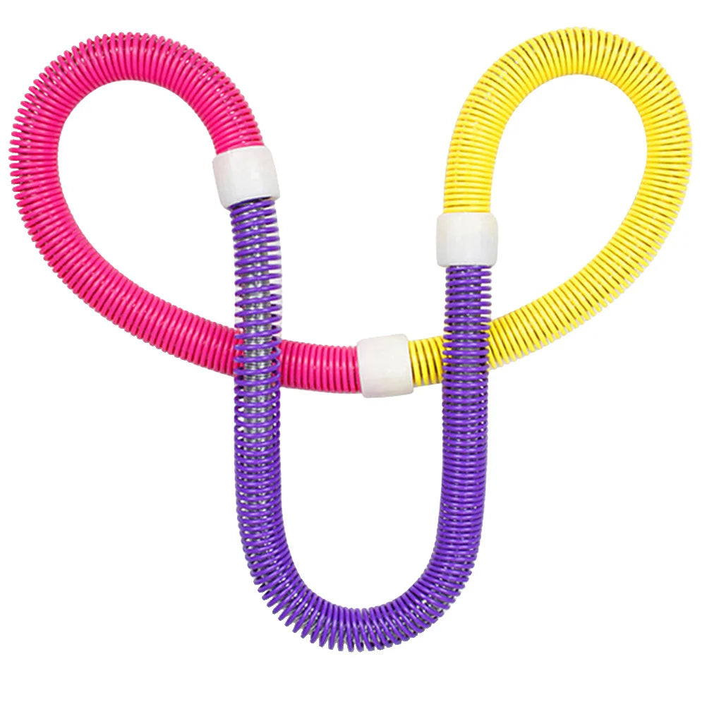 Weighted Fitness Hula Hoop for Women - Waist Slimming Hoop for Abs & Fat-Burning Home Workouts