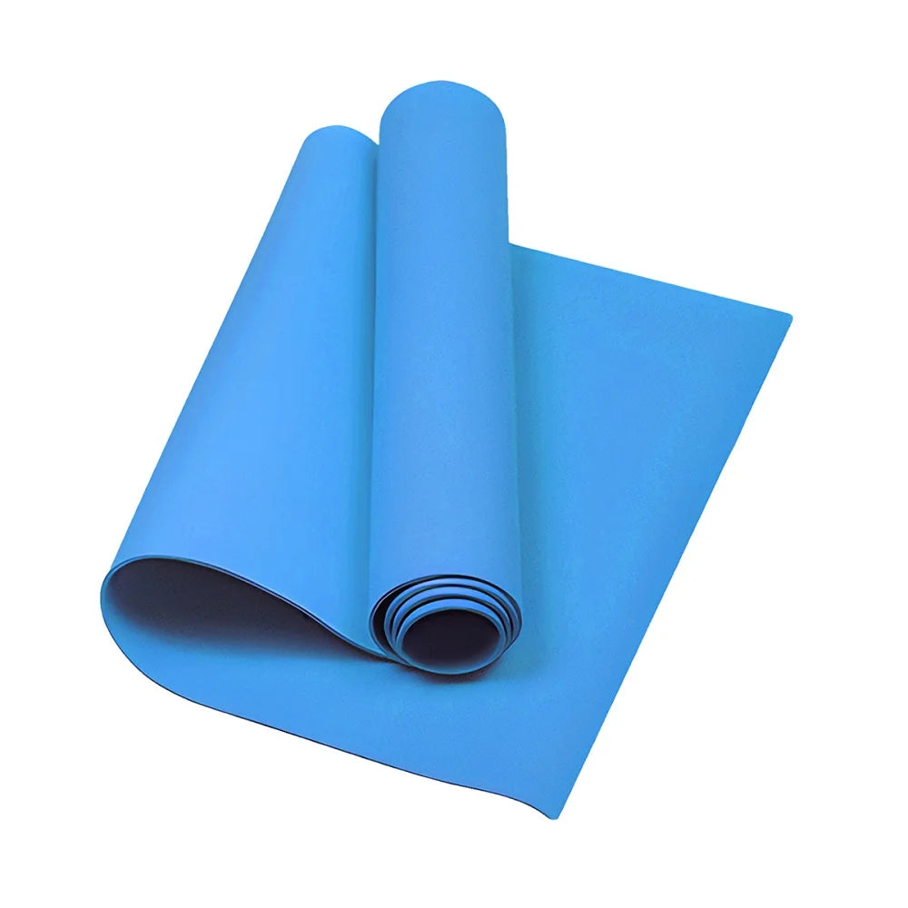 4mm EVA Yoga Mat Non-Slip Exercise Mat 173 x 60 cm (68 x 24 in) Thick Comfort Foam for Pilates & Fitness