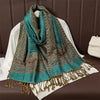 Cashmere-Feel Pashmina Shawl – Women's Warm Winter Scarf Wrap, 70 x 190 cm (27.6 x 74.8 in)