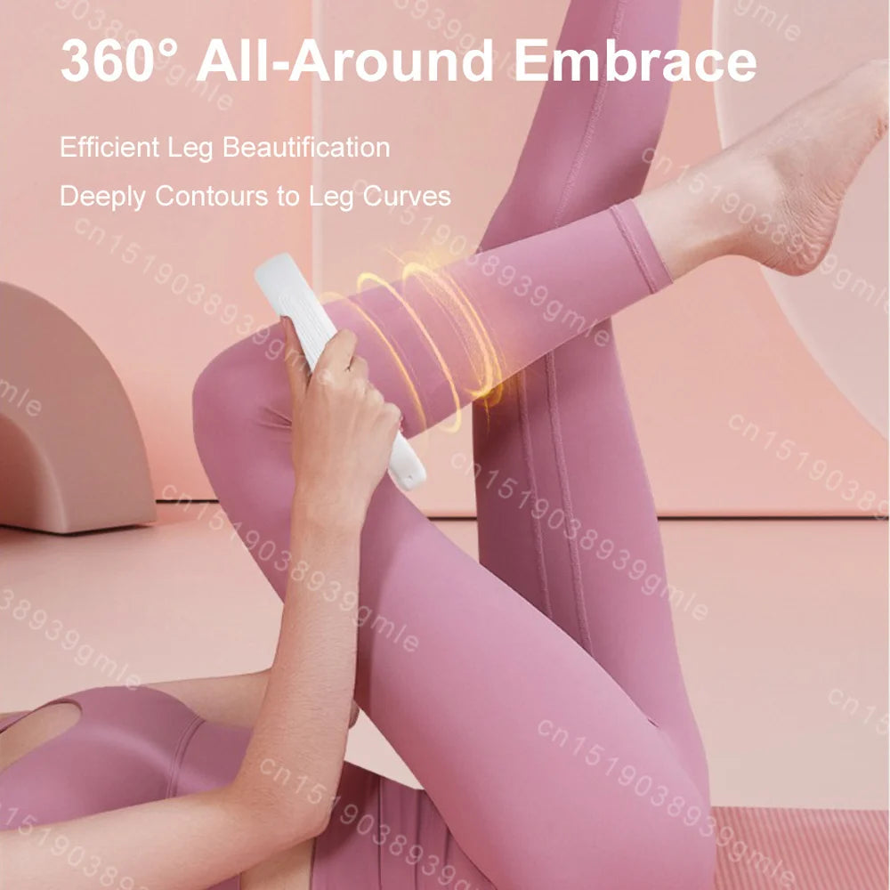 8-Wheel Full-Coverage Manual Massage Roller – Deep Tissue Leg, Arm & Waist Massager