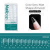 600-Piece Full Cover False Nail Tips Acrylic Nail Capsules Clear Semi-Matte Stiletto Coffin Almond Square Oval