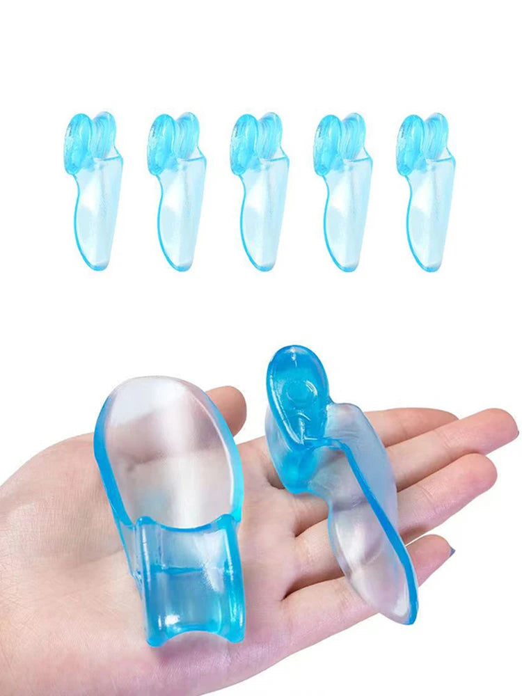 2-Pack Silicone Toe Spacer Gel Separators for Bunion Relief – Large Toe Aligners for Hallux Valgus & Toe Correction