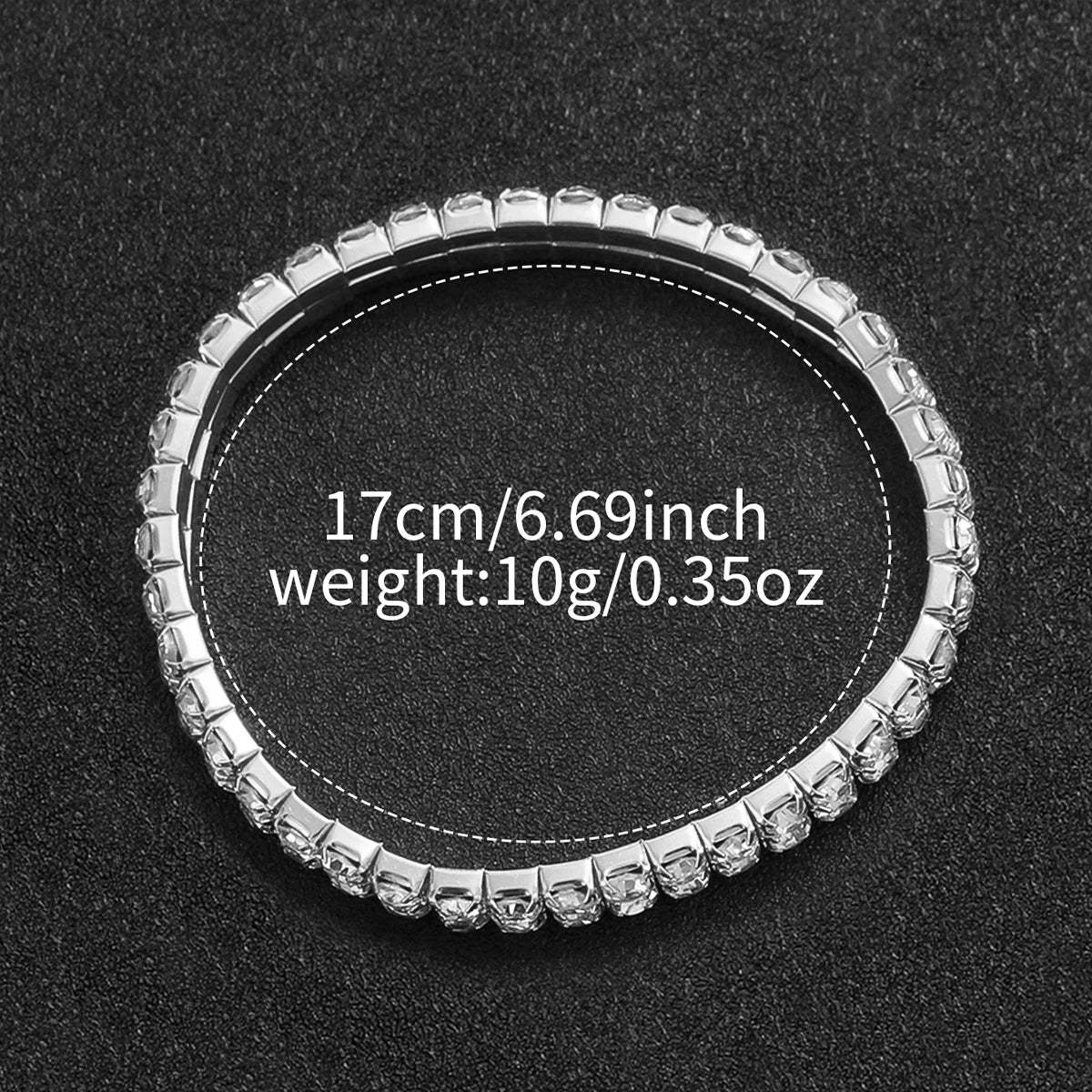 Women's Silver Stainless Steel Quartz Watch with Diamond-Accent Bracelet — 38mm