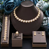 Classic Rectangular Cubic Zirconia Bridal Necklace and Earring Set CZ Wedding Jewelry