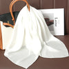 Satin-Look Square Scarf 27.6 x 27.6 in (70 x 70 cm) Cat Print Headscarf, Neck Wrap & Bandana for Women