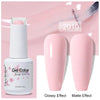 Top & Base 15ml (0.5 fl oz) Gel Nail Polish – Semi-Permanent UV/LED Soak-Off Base Coat and Top Coat, Long-Lasting Manicure