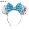 Disney Minnie Sequin Ear Headband with Polka Dot Bow, Girls & Women Party Hairband, Kids DIY Hair Accessory