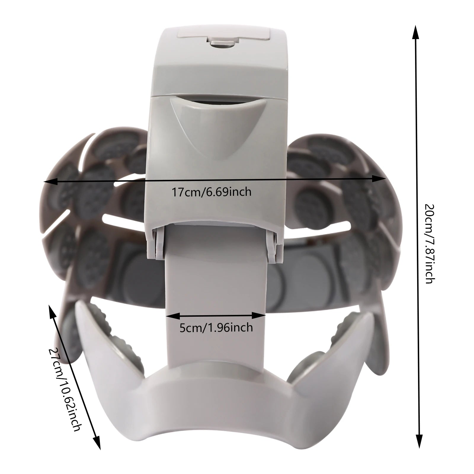 Electric Scalp Massager Helmet – Multifunctional Head Massager with 3-Level Vibration & Acupoint Therapy, Battery or Plug Powered