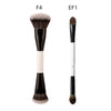Dual-Ended Synthetic Makeup Brush for Foundation, Concealer, Powder, Blush, Contour & Eyeshadow