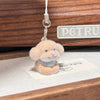Fluffy 3D Animal Resin Keychain – Alpaca, Elk, Capybara & Goose Cute Bag Charm