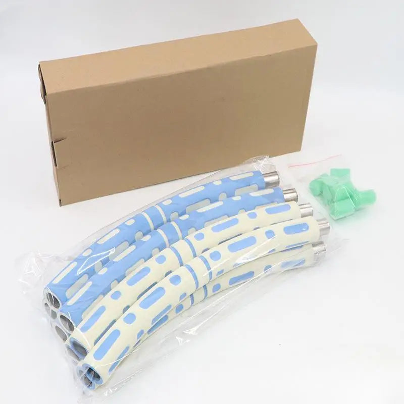 8-Section Removable Sponge Hula Hoop 90cm (35.4in) Padded Waist Slimming Fitness Hoop, Adjustable Weighted, Multi-Color