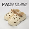 Thick-Soled Perforated EVA Sandals for Women — Slip-On Beach & Casual Height-Boost Clogs